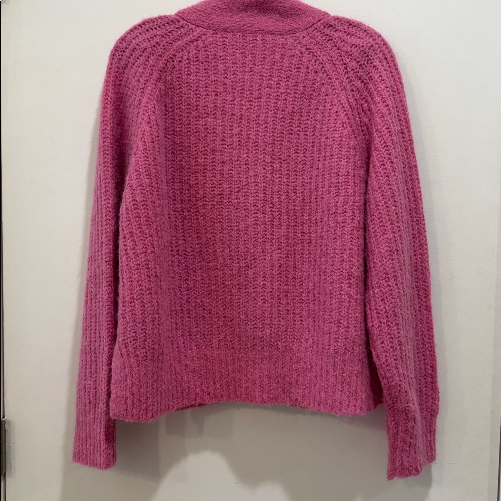 A.L.C. Cleveland Bubblegum Knit Cardigan, Sz Small - Picture 6 of 13